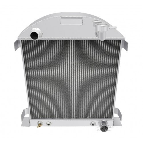 1928 - 1929 FORD MODEL A ALUMINUM RADIATOR - CHEVY V8