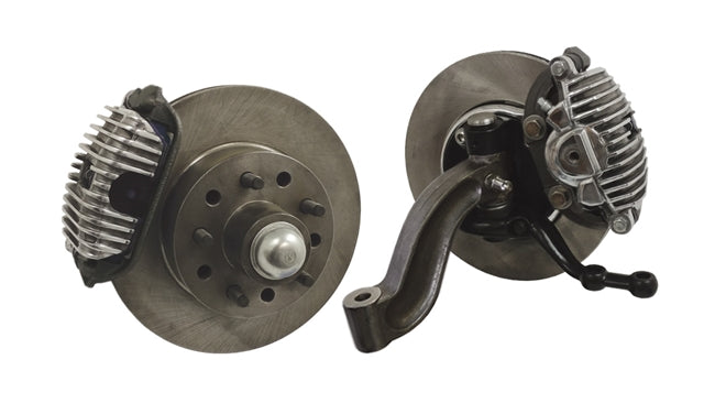 Hot Rod Finned Front Disc Brake Kit for '37 - '41 Spindles