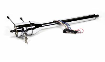 32" Tilt Floor Shift Steering Column with id.CLASSIC Ignition - Chrome