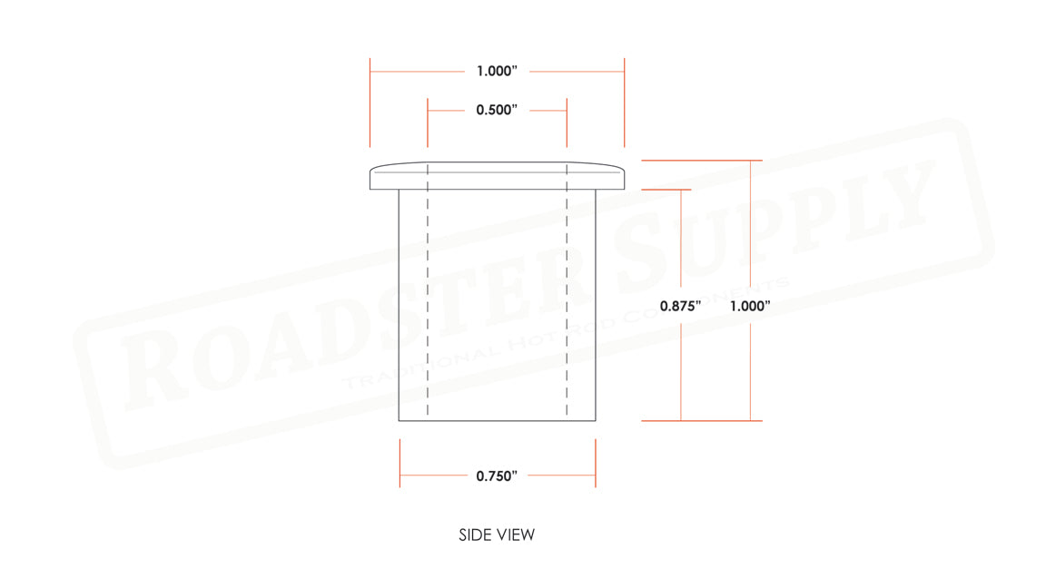Replacement Urethane Front Shackle Bushing Half