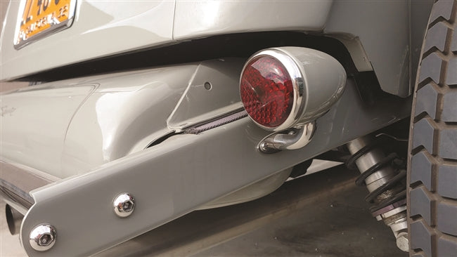 Universal Hot Rod 37 Ford Tail Light Stands Polished