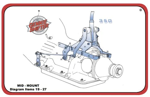 GM TH350 Shifter Mounting Kit