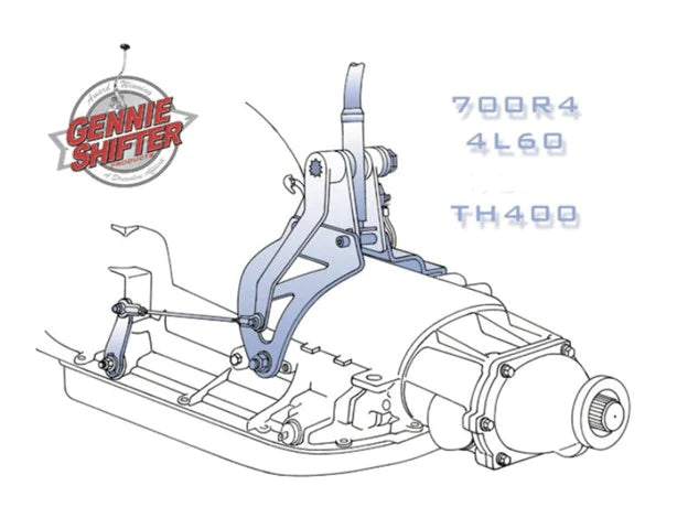 GM 4L60, 700R4, TH400 Shifter Mounting Kit