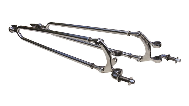 Traditional Hairpin Radius Rod Kit With Tie Rod Ends Polished